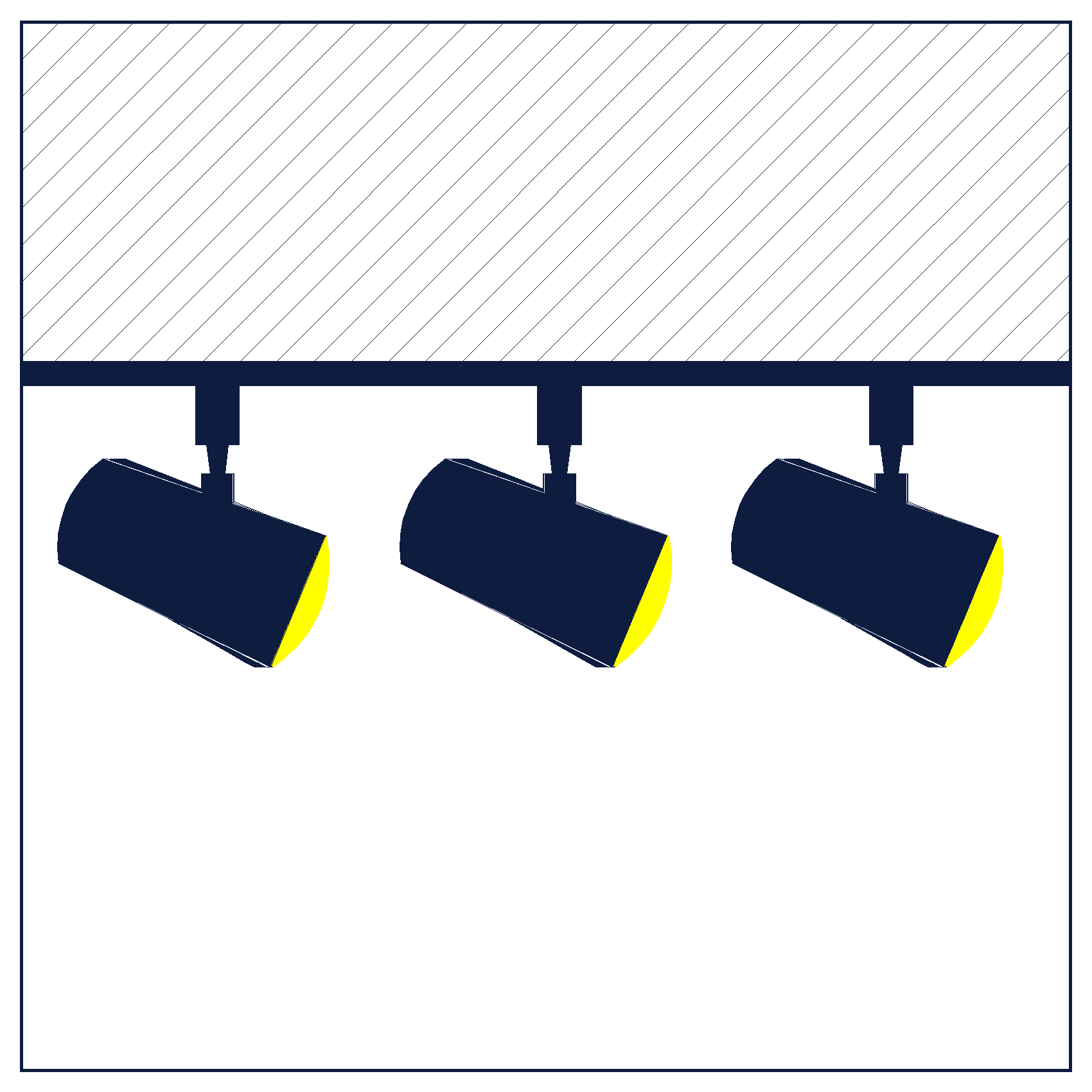 Projecteur Rail